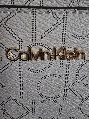 Calvin Klein Women's White Logo Tote